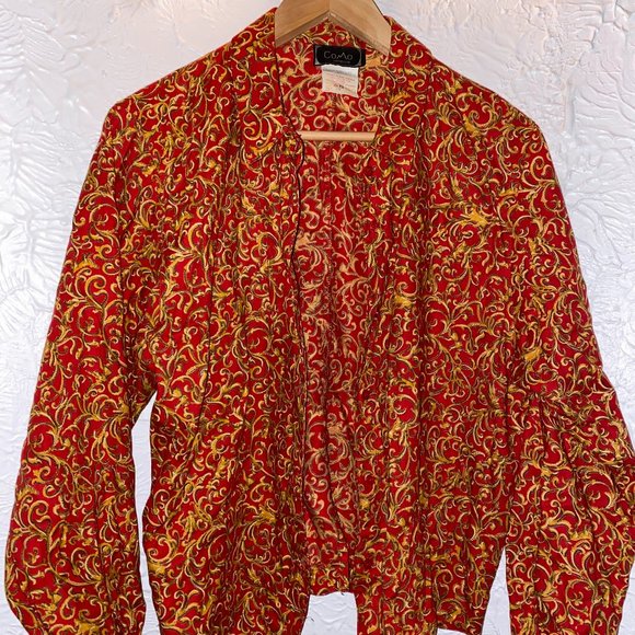 Como Diffusion Floral Print Blouse - Size 10 - Picture 1 of 4